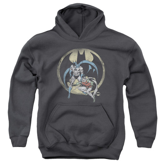 DC Comics Team Kids Youth Hoodie Charcoal Officially Licensed