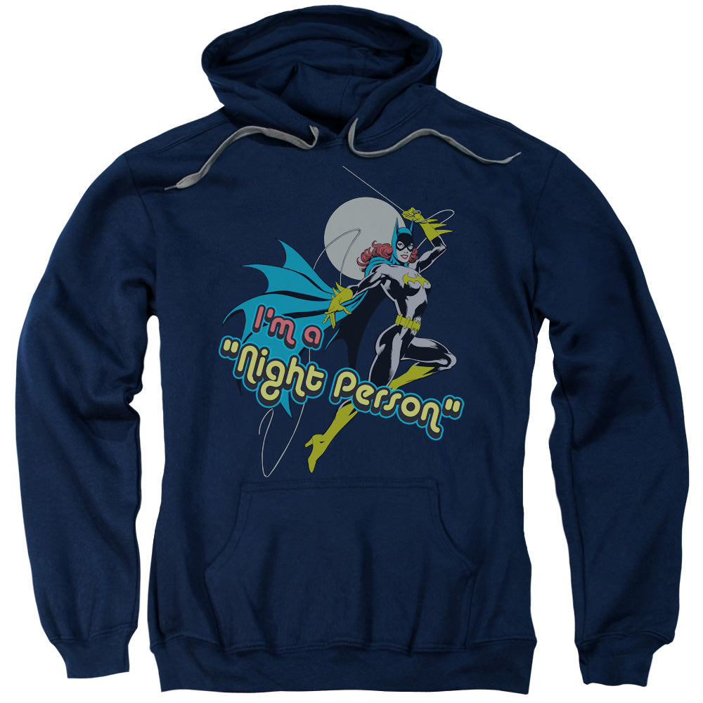 DC Comics Night Person Mens Hoodie Navy Blue Officially Licensed