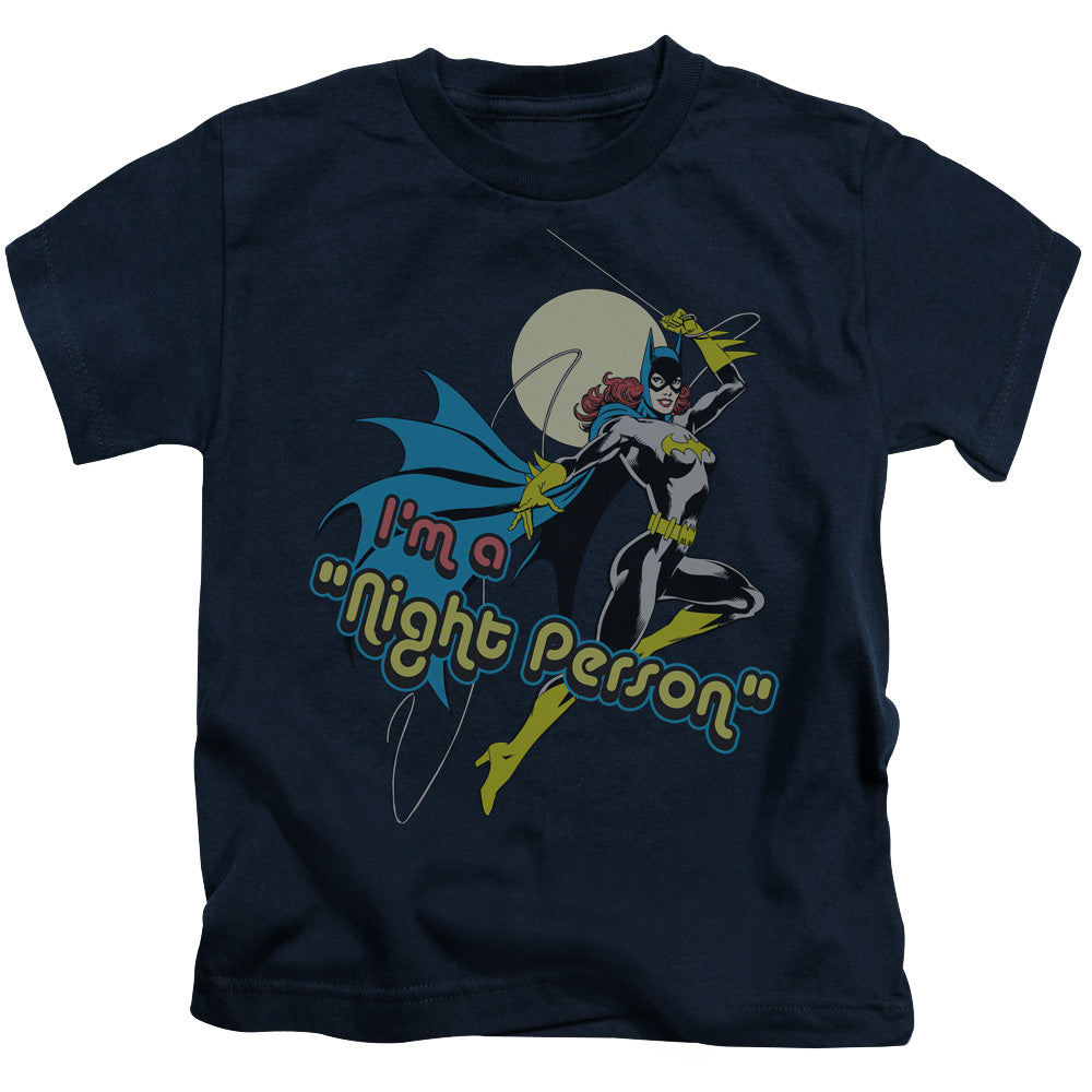 DC Comics Night Person Juvenile Kids Youth T Shirt Navy Blue Officially Licensed