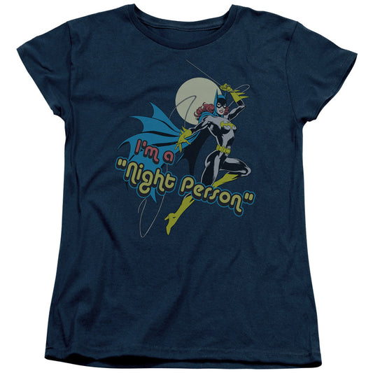 DC Comics Night Person Womens T Shirt Navy Blue Officially Licensed