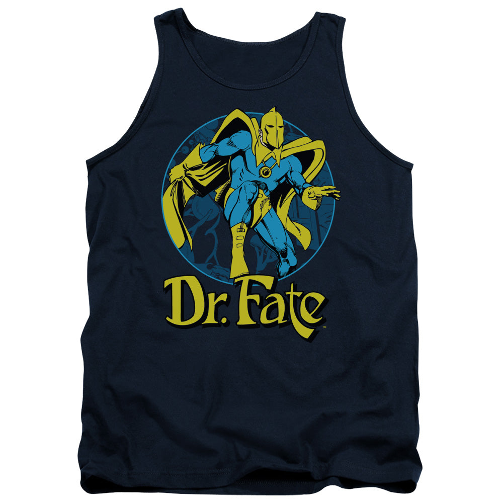 Dc Dr Fate Ankh Mens Tank Top Shirt Navy Officially Licensed