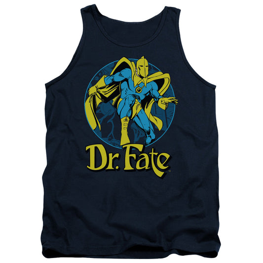 DC Comics Dr Fate Ankh Mens Tank Top Shirt Navy Blue Officially Licensed
