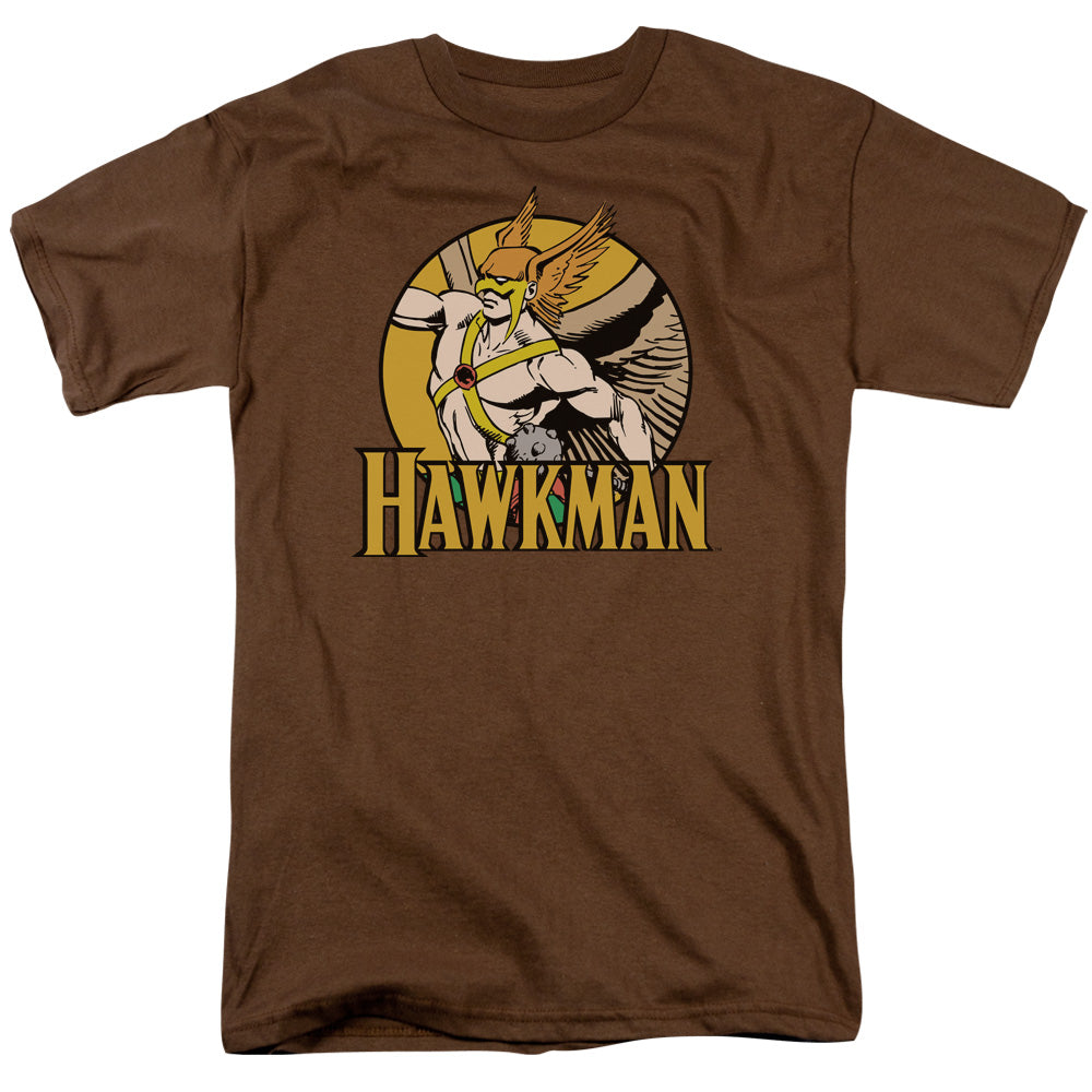 DC Comics Hawkman Mens T Shirt Coffee Officially Licensed