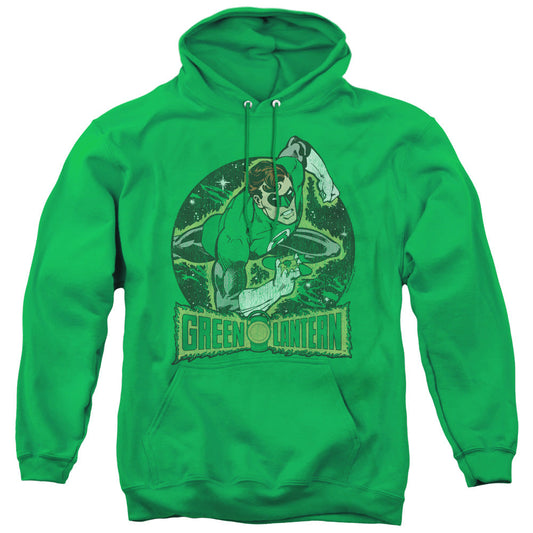 DC Comics in the Spotlight Mens Hoodie Kelly Green Officially Licensed
