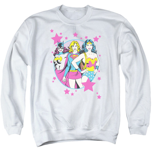 DC Comics We Are Superior Mens Crewneck Sweatshirt White Officially Licensed