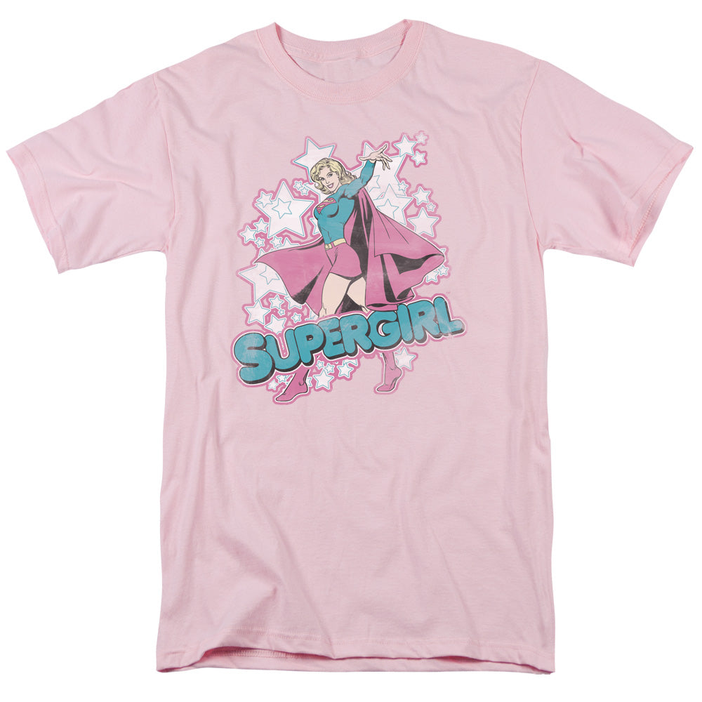 Dc Im Supergirl Mens T Shirt Pink Officially Licensed
