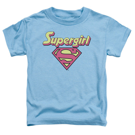 DC Comics Im a Supergirl Toddler Kids Youth T Shirt Carolina Blue Officially Licensed