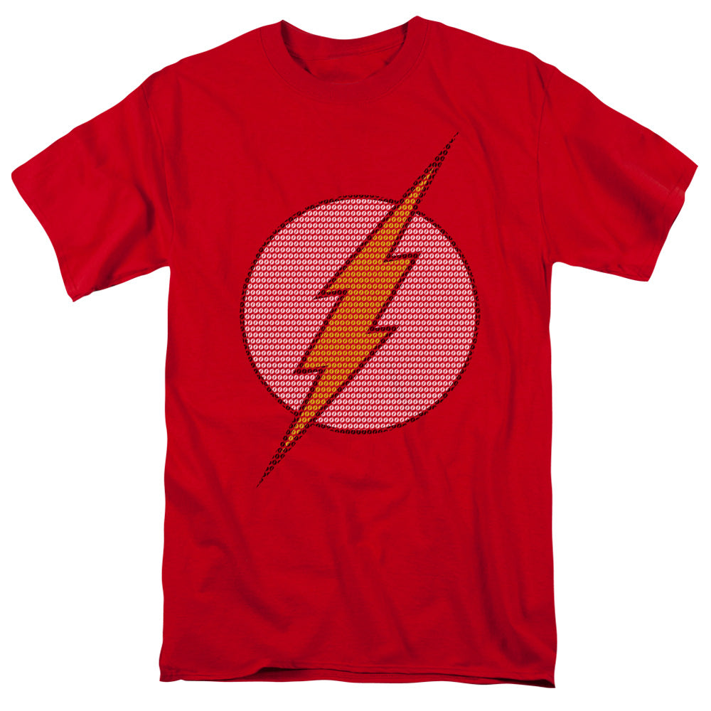 DC Comics Flash Flash Little Logos Mens T Shirt Red Officially Licensed