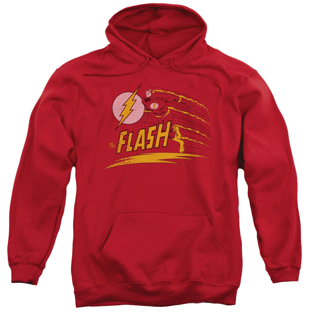 DC Comics Flash Like Lightning Mens Hoodie Red Officially Licensed