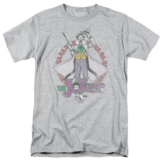 DC Comics Maniacal Mens T Shirt Athletic Heather Officially Licensed