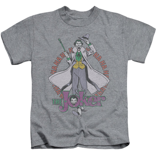 DC Comics Maniacal Juvenile Kids Youth T Shirt Athletic Heather Officially Licensed
