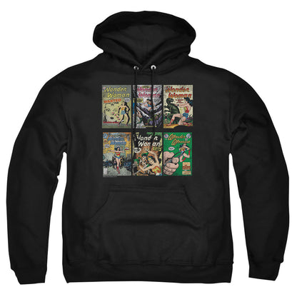 Dc Ww Covers Mens Hoodie Black Officially Licensed