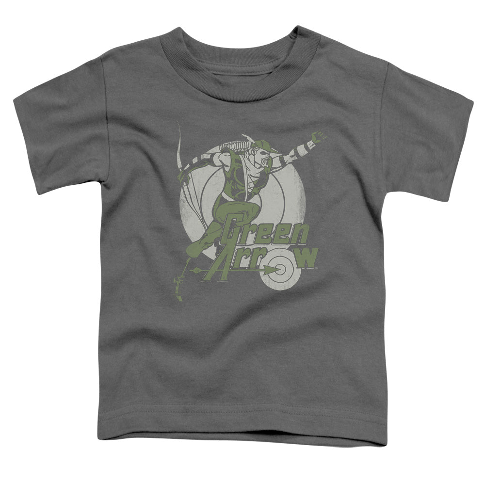 DC Comics Right on Target Toddler Kids Youth T Shirt Charcoal Officially Licensed