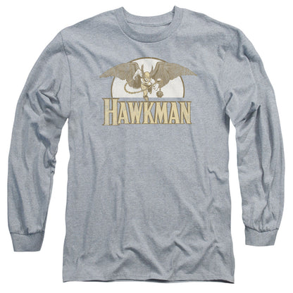 Dc Fly By Mens Long Sleeve Shirt Athletic Heather Officially Licensed