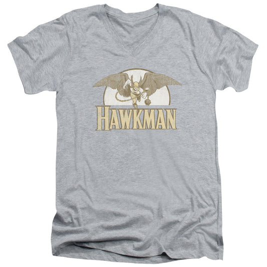 DC Comics Fly by Mens Slim Fit V Neck T Shirt Athletic Heather Officially Licensed