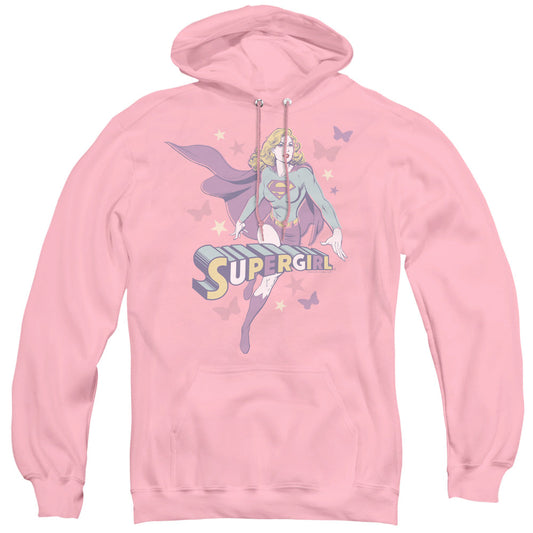 DC Comics Supergirl Pastels Mens Hoodie Pink Officially Licensed