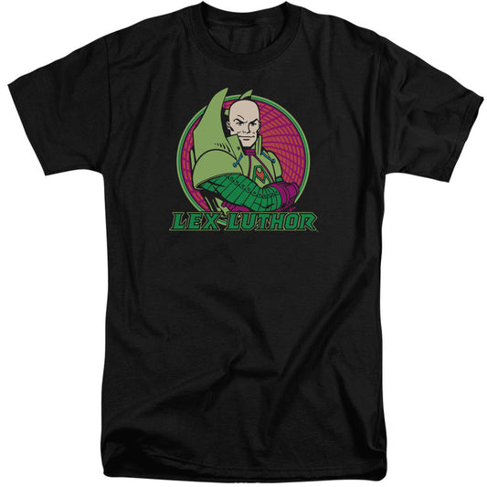 DC Comics Lex Luthor Mens Tall T Shirt Adult Tall Black Officially Licensed