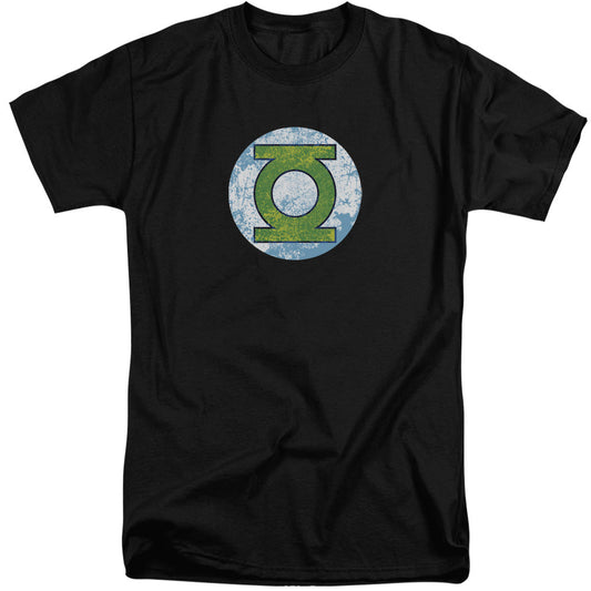 Dco Gl Neon Distress Logo Mens Tall T Shirt Black Officially Licensed