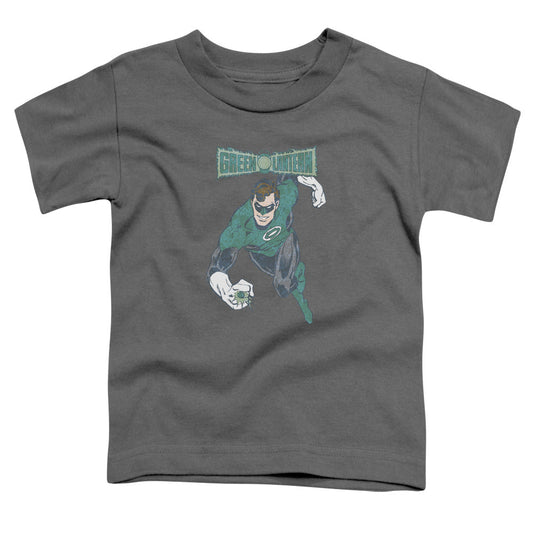 DC Comics Desaturated Green Lantern Toddler Kids Youth T Shirt Charcoal Officially Licensed