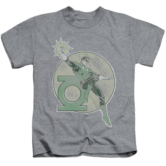 DC Comics Retro Lantern Iron on Juvenile Kids Youth T Shirt Athletic Heather Officially Licensed