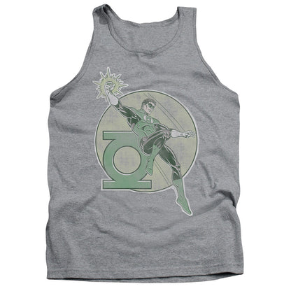 Dco Retro Lantern Iron On Mens Tank Top Shirt Athletic Heather Officially Licensed