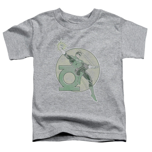 DC Comics Retro Lantern Iron on Toddler Kids Youth T Shirt Athletic Heather Officially Licensed