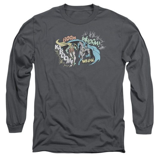 Dco Action Duo Mens Long Sleeve Shirt Charcoal Officially Licensed