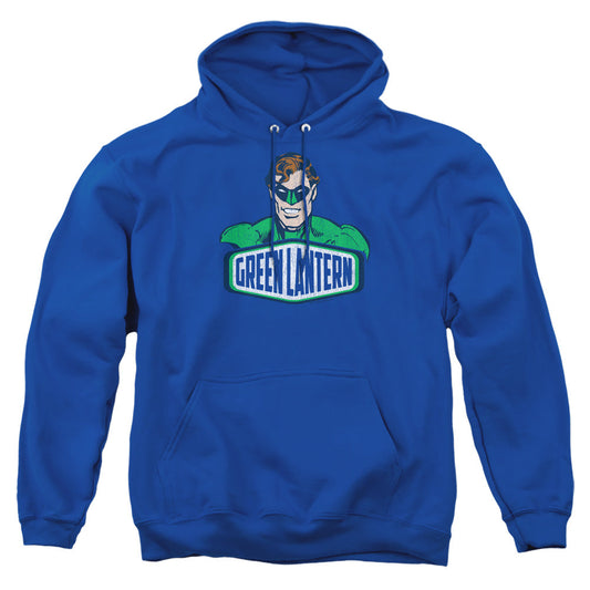 Dco Green Lantern Sign Mens Hoodie Royal Blue Officially Licensed