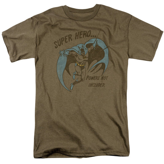 Dc No Powers Mens T Shirt Safari Green Officially Licensed