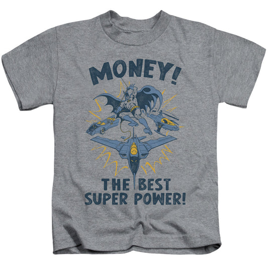 DC Comics Money Juvenile Kids Youth T Shirt Athletic Heather Officially Licensed