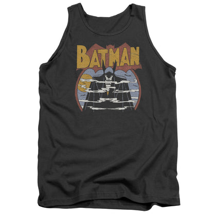 Dc Foggy Mens Tank Top Shirt Charcoal Officially Licensed