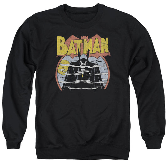 DC Comics Foggy Mens Crewneck Sweatshirt Black Officially Licensed