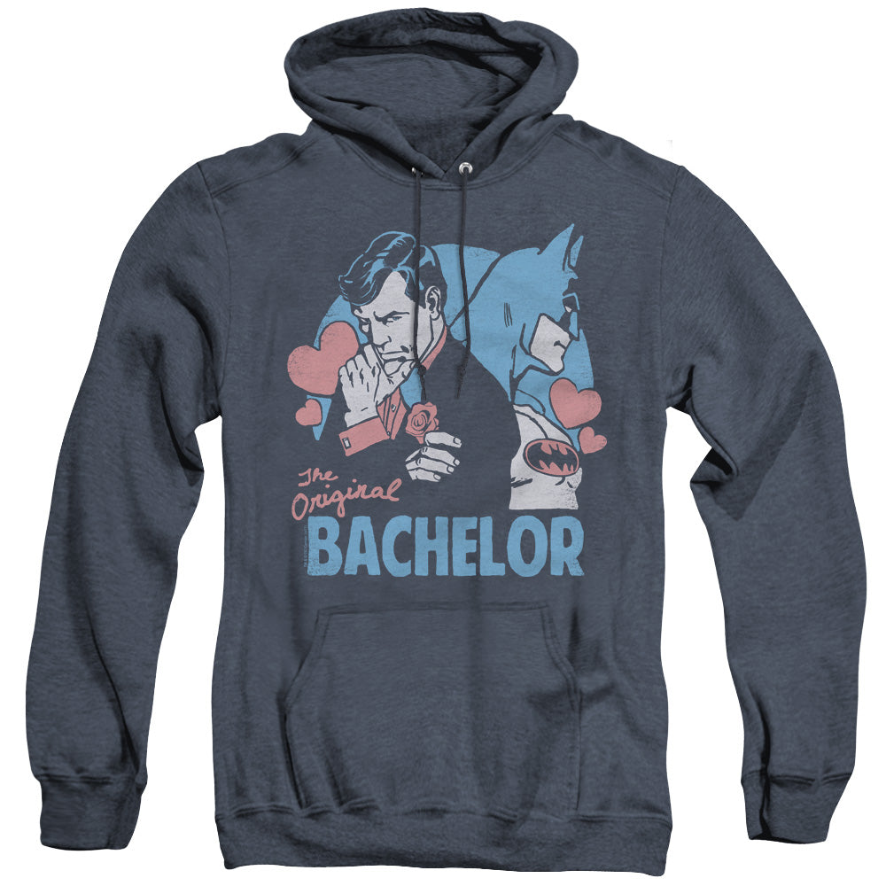 Dc Bachelor Mens Heather Hoodie Navy Officially Licensed