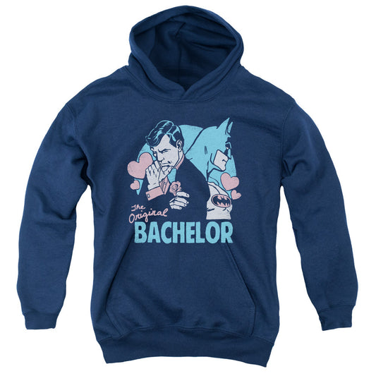 DC Comics Bachelor Kids Youth Hoodie Navy Blue Officially Licensed