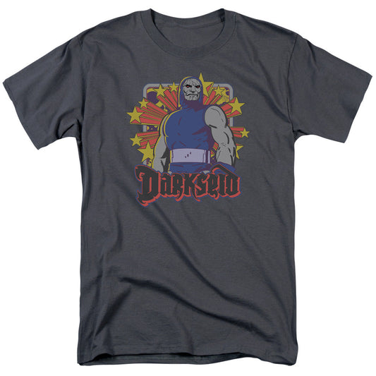 Dc Darkseid Stars Mens T Shirt Charcoal Officially Licensed