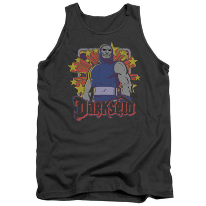 Dc Darkseid Stars Mens Tank Top Shirt Charcoal Officially Licensed