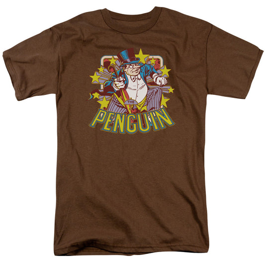 Dc Penguin Stars Mens T Shirt Coffee Officially Licensed