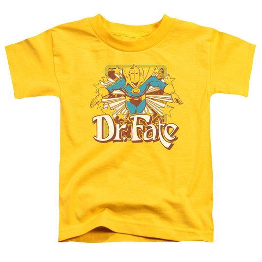DC Comics Dr Fate Stars Toddler Kids Youth T Shirt Yellow Officially Licensed