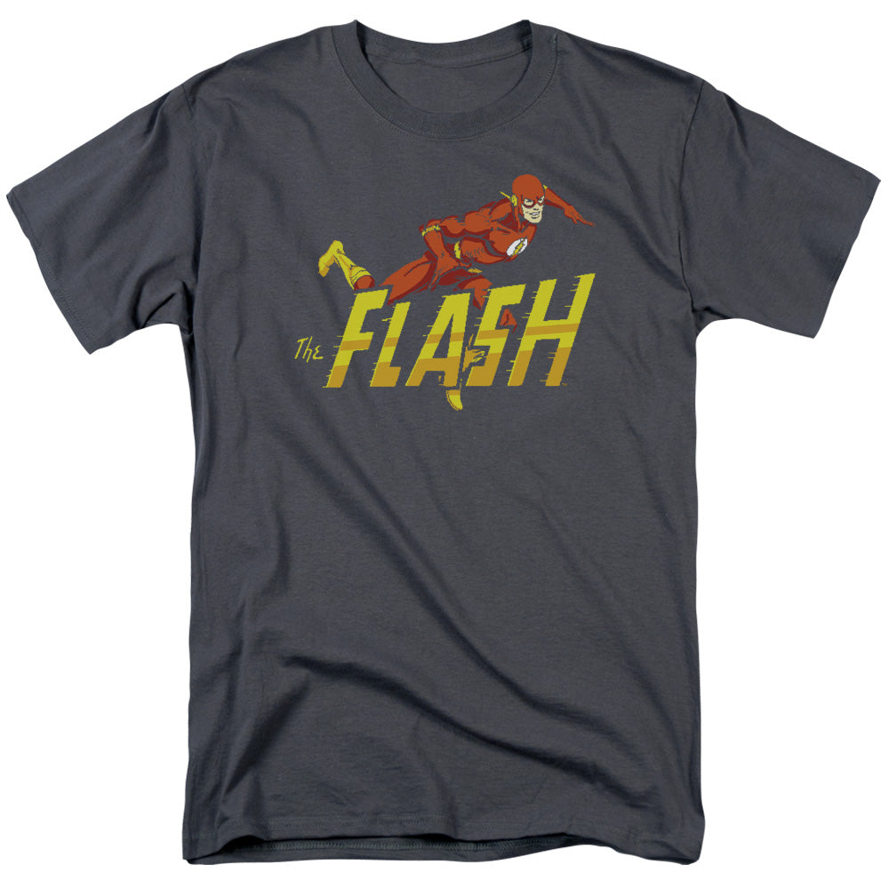 DC Comics Flash 8 Bit Flash Mens T Shirt Black Officially Licensed