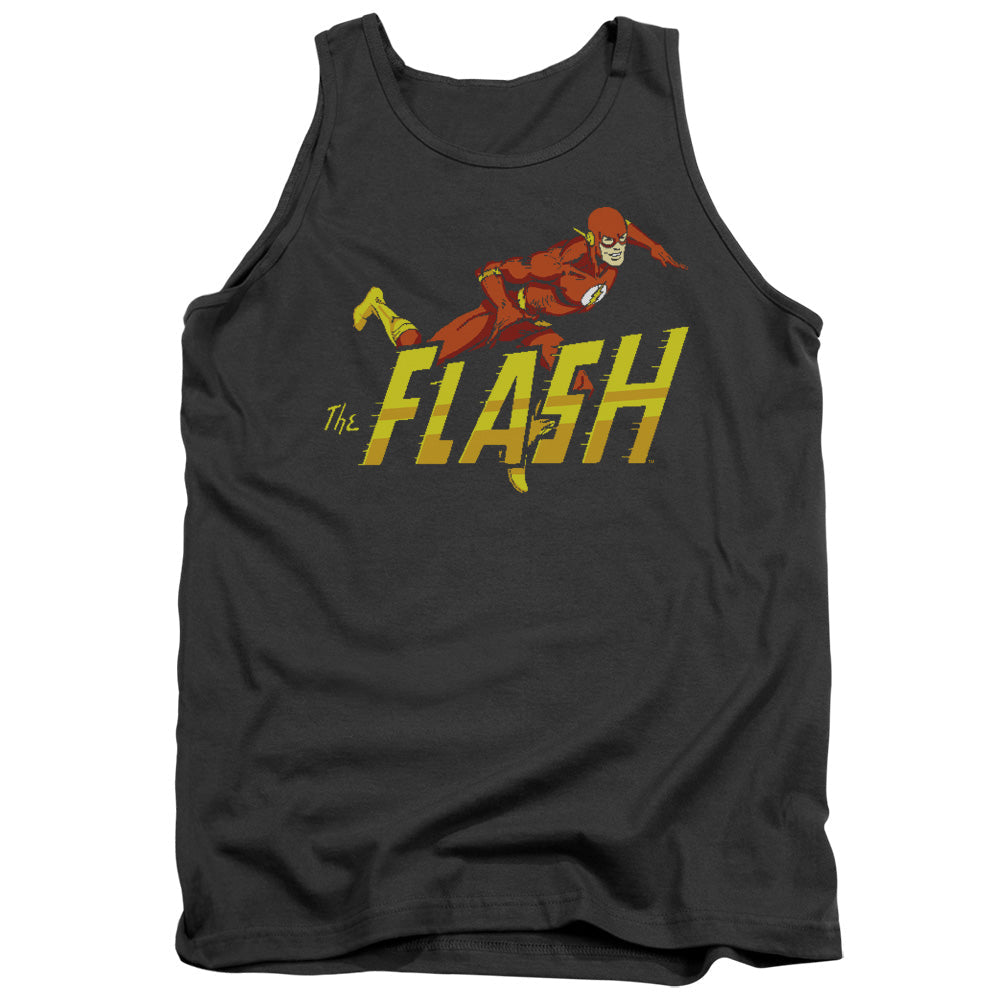 DC Comics Flash 8 Bit Flash Mens Tank Top Shirt Black Officially Licensed