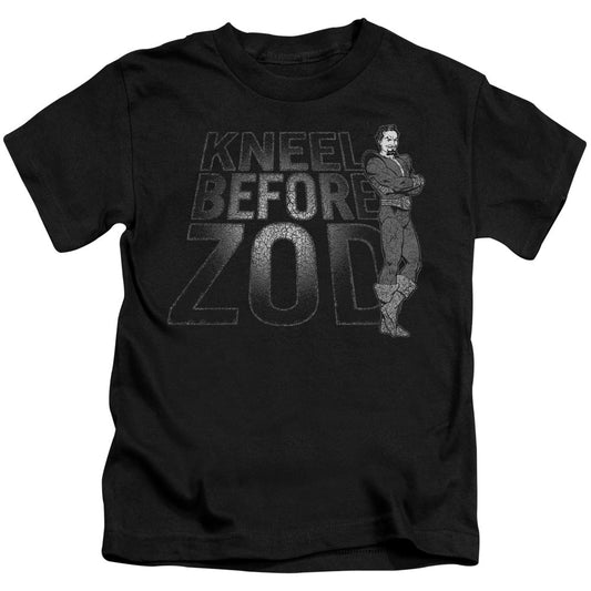 DC Comics Kneel Zod Juvenile Kids Youth T Shirt Black Officially Licensed