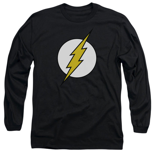 DC Comics Flash Fl Classic Mens Long Sleeve Shirt Black Officially Licensed