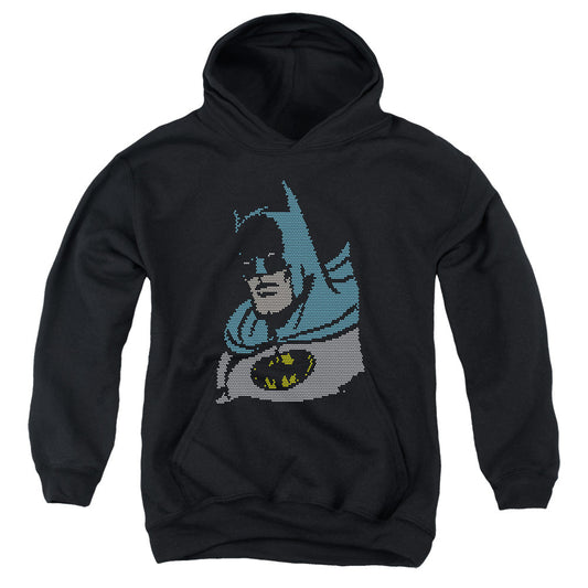 DC Comics Lite Brite Batman Kids Youth Hoodie Black Officially Licensed