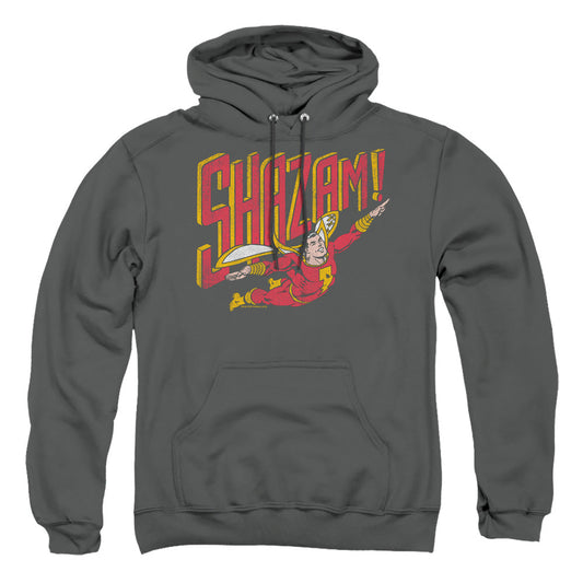 Dc Retro Marvel Mens Hoodie Charcoal Officially Licensed
