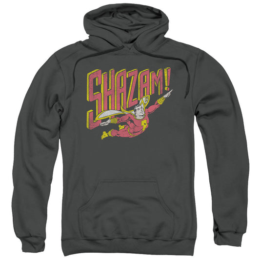DC Comics Retro Marvel Mens Hoodie Charcoal Officially Licensed