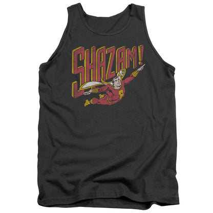 Dc Retro Marvel Mens Tank Top Shirt Charcoal Officially Licensed