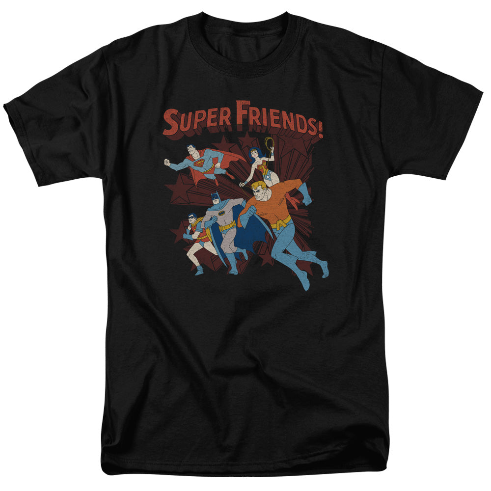 Dc Super Running Mens T Shirt Black Officially Licensed