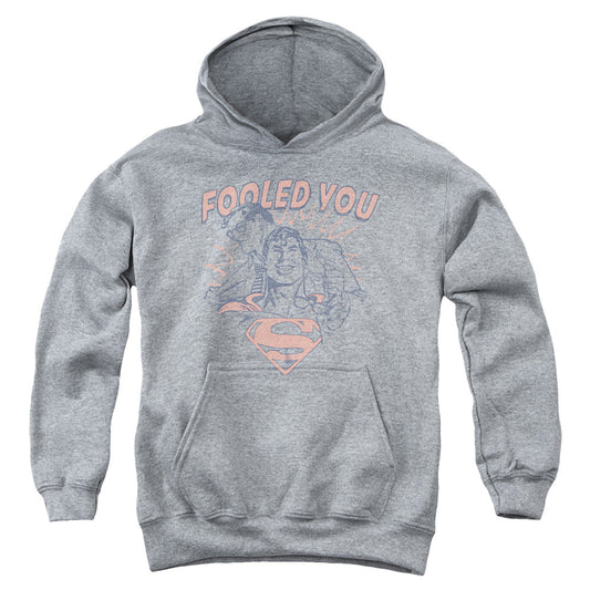 DC Comics Fooled You Kids Youth Hoodie Heather Officially Licensed