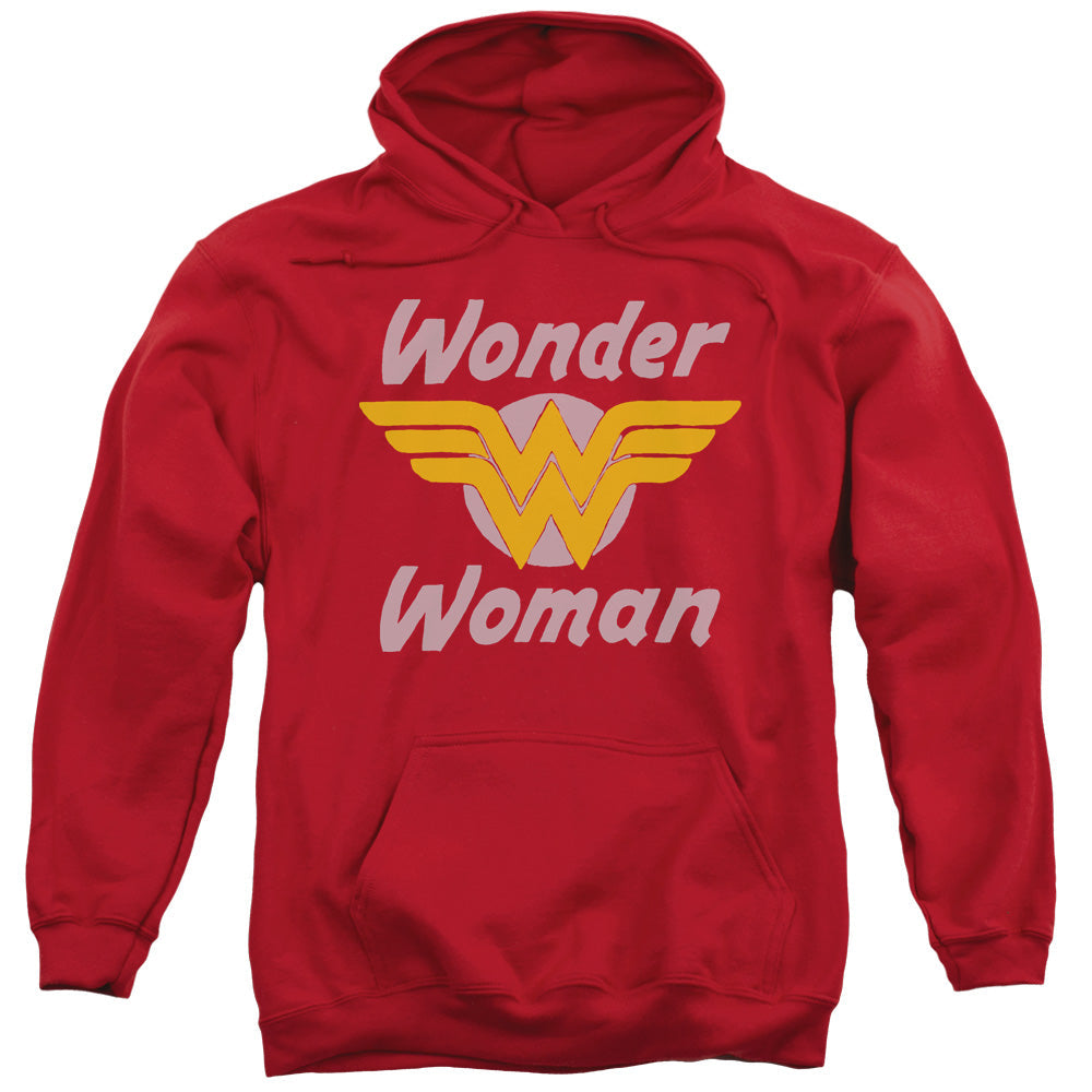 DC Comics Wonder Wings Mens Hoodie Red Officially Licensed