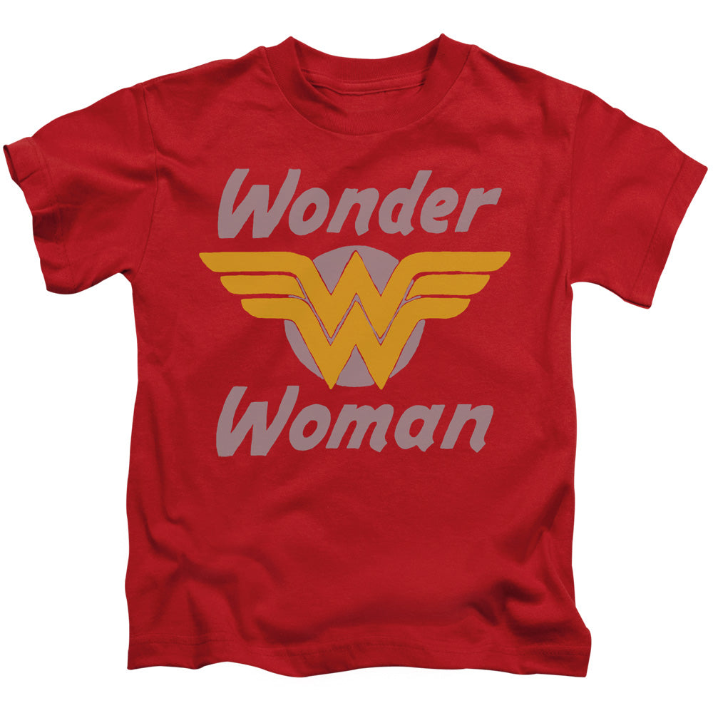 DC Comics Wonder Wings Juvenile Kids Youth T Shirt Red Officially Licensed